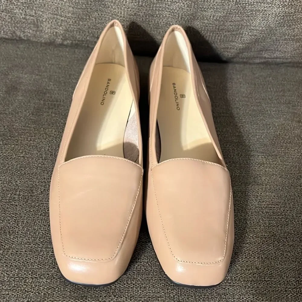 NEW Bandolino Liberty Slip-On Loafers in Camel color